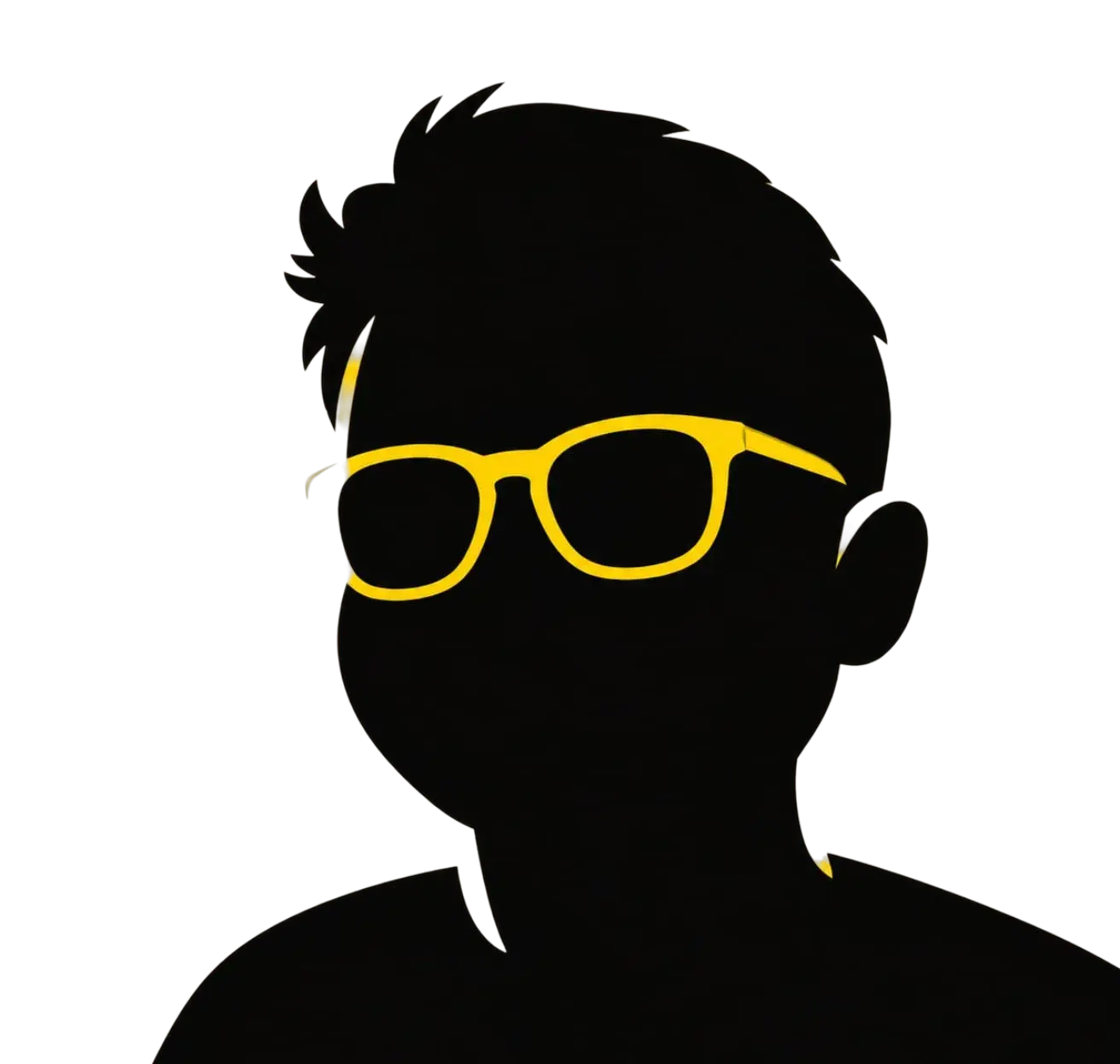 Silhouette portrait of Fazza Dwi Riandy